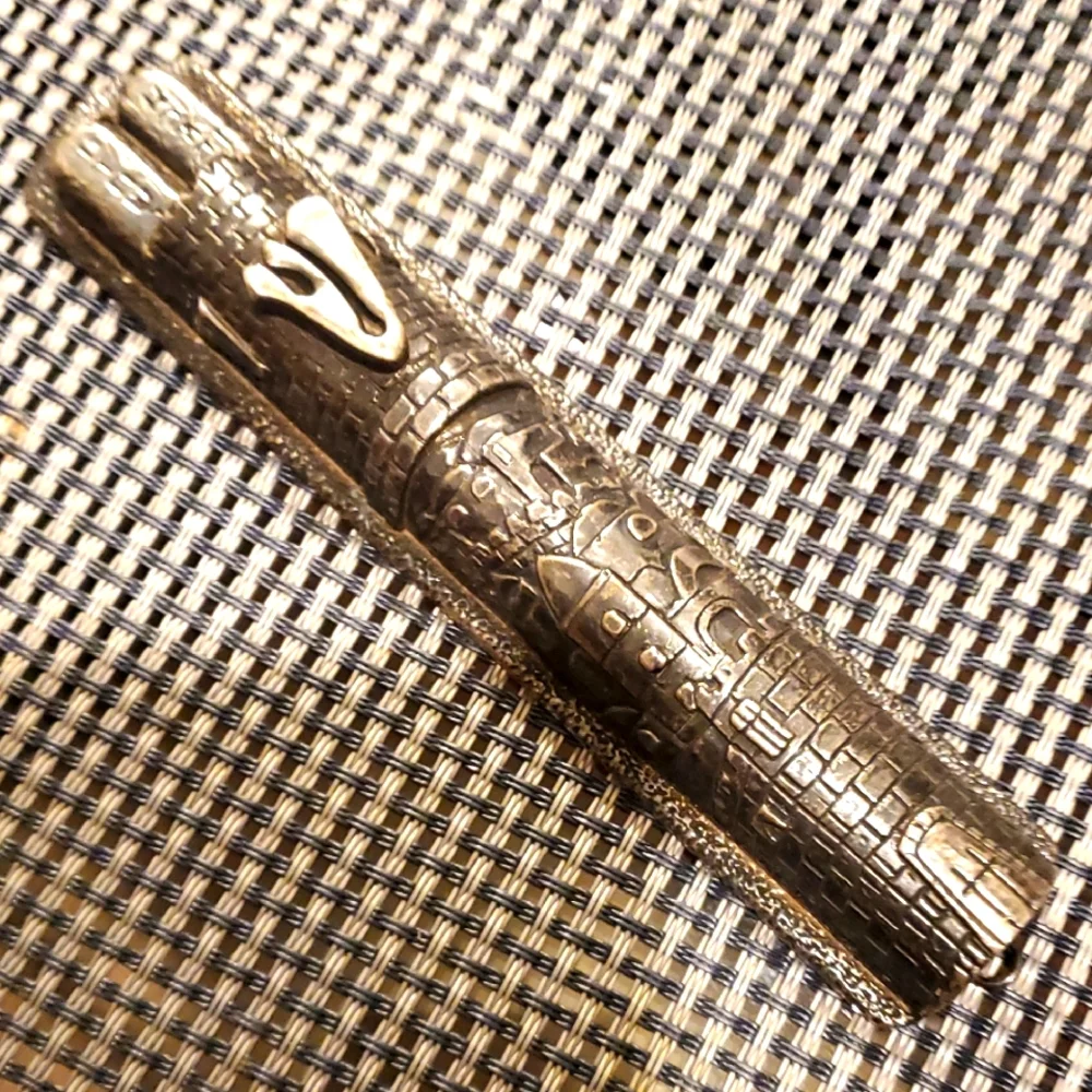 Mezuzah With Hebrew Symbols Antique 925